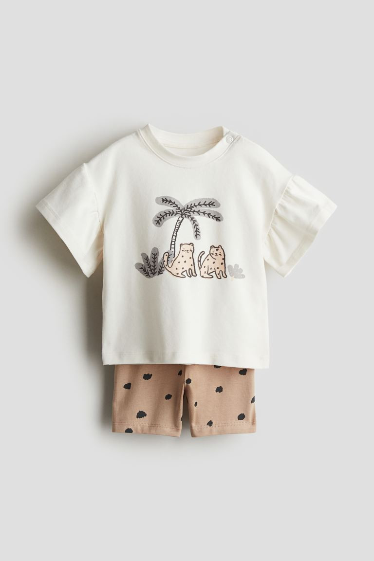 2-piece Cotton Jersey Set | H&M (US + CA)