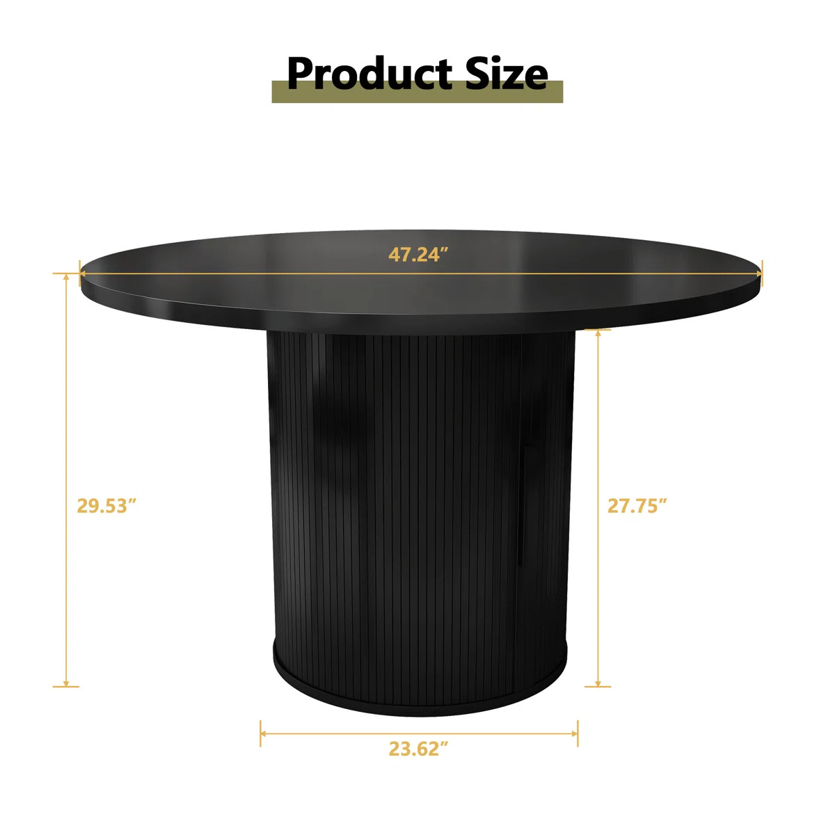 47.24" Round Pedestal Dining Table | Wayfair North America