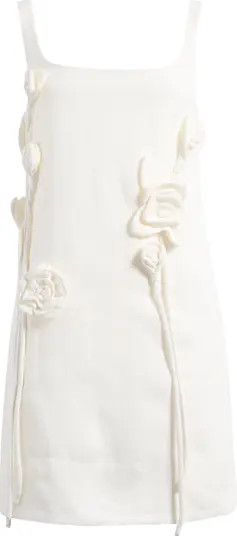 FARM Rio Rose Detail Linen Minidress | Nordstrom | Nordstrom