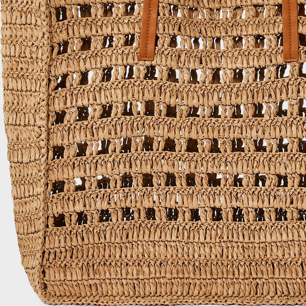 Straw Packable Boxy Tote Handbag - Universal Thread™ Beige | Target