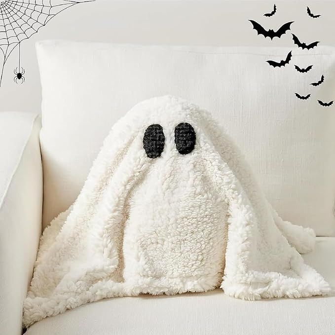 Yeegfey 2023 New Gus The Ghost with Pumpkin Pillow, 12" x 13" Gus The Halloween Ghost with Pumpki... | Amazon (US)