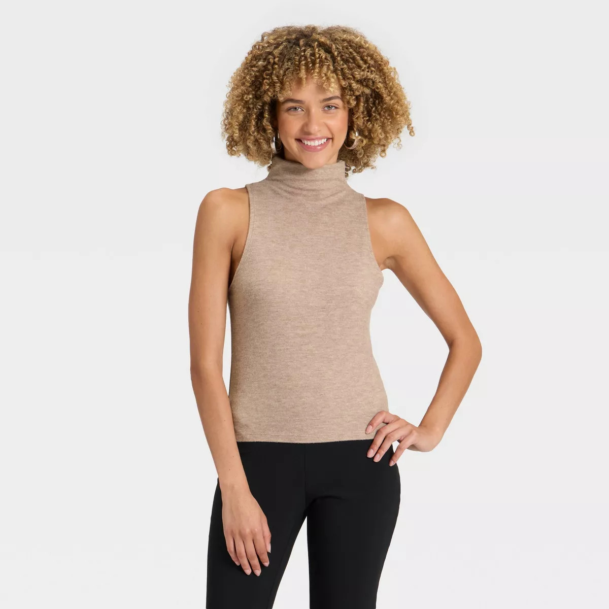 Women's Ribbed Tank Top - A New Day™ Gray S | Target