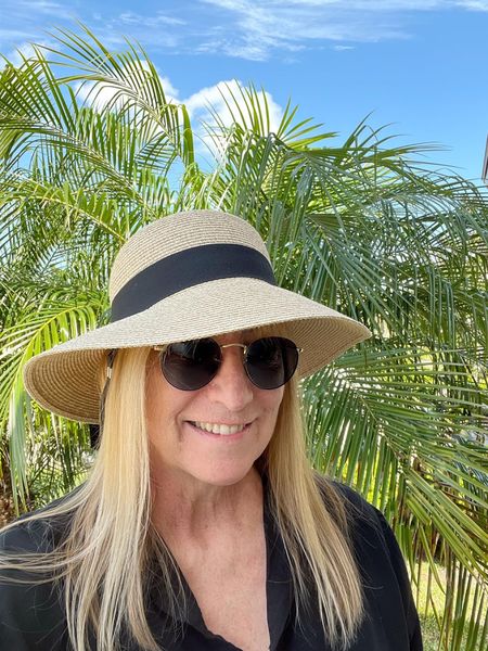 Ready for the beach with my pretty beach hat and my favorite bathing suit cover up! #fashion #hat #beachhat #summer #coverup #bathingsuitcoverup #floppyhat #beach #beachwear 

#LTKhome #LTKswim