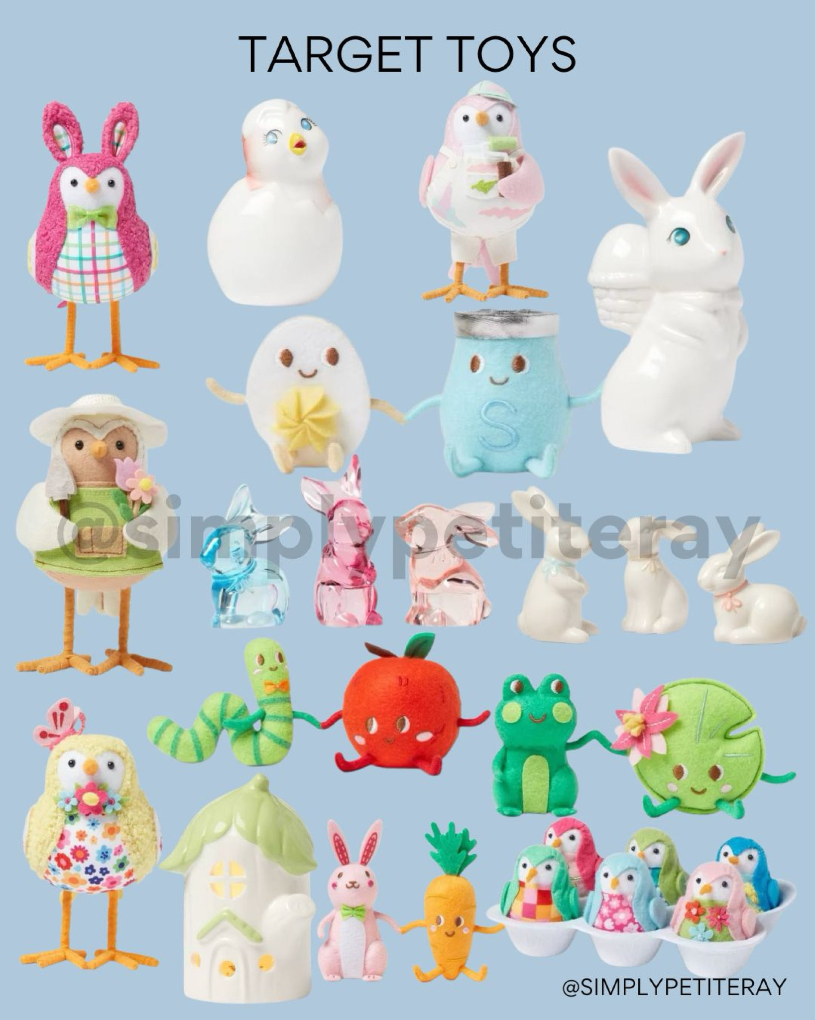 Spring fun starts with these adorable Target toys. From plush cuties to ceramic decor, these finds are perfect for Easter baskets, playtime, and seasonal decorating. Shop now before they sell out!

#TargetFinds #TargetToys #SpringDecor #EasterBasket #LTKKids #ToyTrends #SpringFun #EasterDecor #LTKFinds

#LTKFamily #LTKKids #LTKFindsUnder50