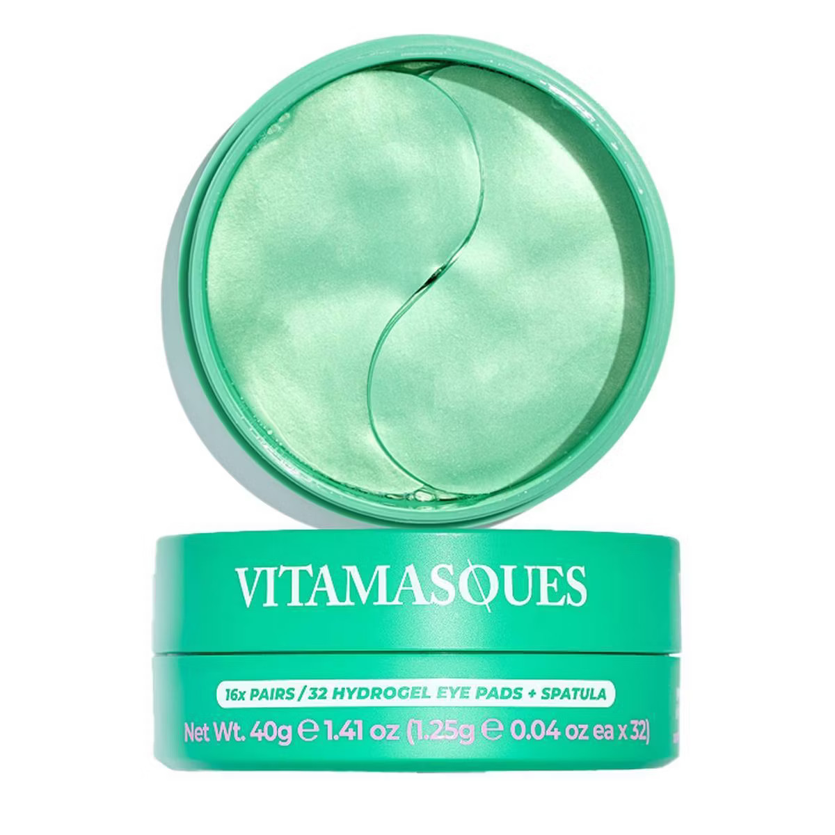 Vitamasques Collagen Caffeine Eye Pads Jar - 1.41oz/32ct | Target