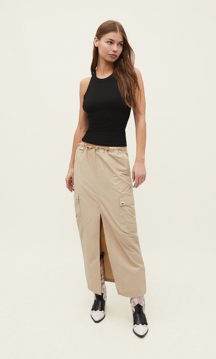 Basic racerback tank top | Stradivarius (UK)