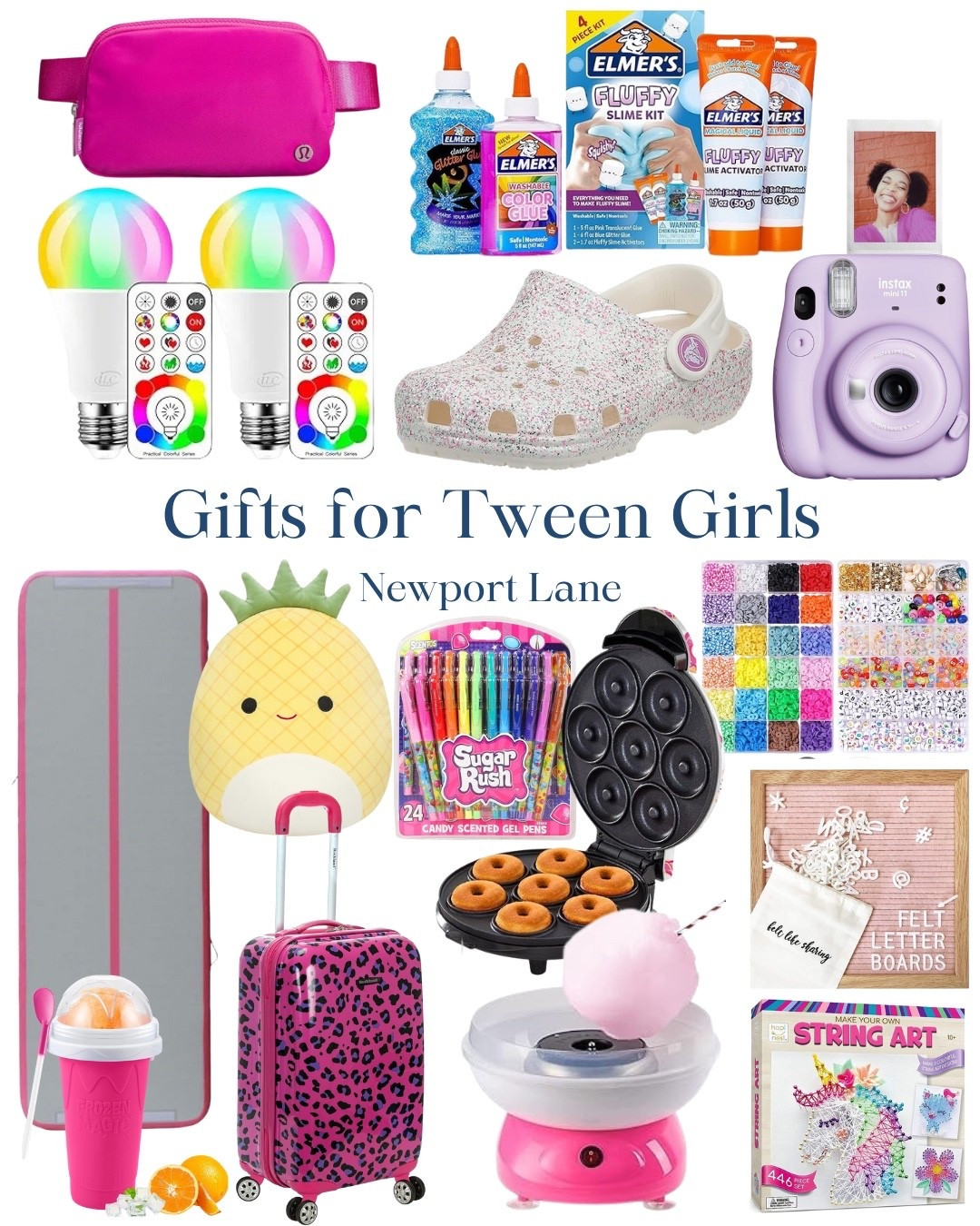 Shopping for the tween girl in your life just got easier! We've curated a collection of the coolest, most wished-for items that tween girls are loving right now.
gift ideas for girls, christmas gifting, fun gifts, wish list, polaroid camera, DIY crafts, food maker, pink finds

#LTKKids #LTKSeasonal #LTKGiftGuide