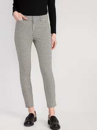 High-Waisted Printed Never-Fade Pixie Skinny Ankle Pants for Women | Old Navy (US)