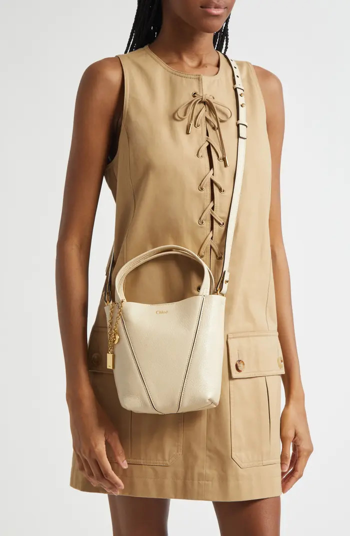 Small Spin Leather Crossbody Tote | Nordstrom