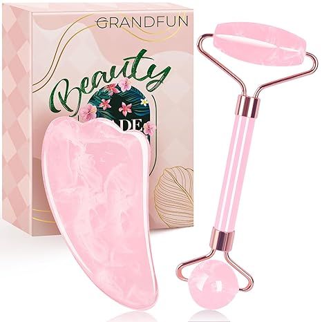 GRANDFUN Stocking Stuffers for Women Gifts Christmas: Face Roller Gua Sha Tool Unique Birthday Pr... | Amazon (US)