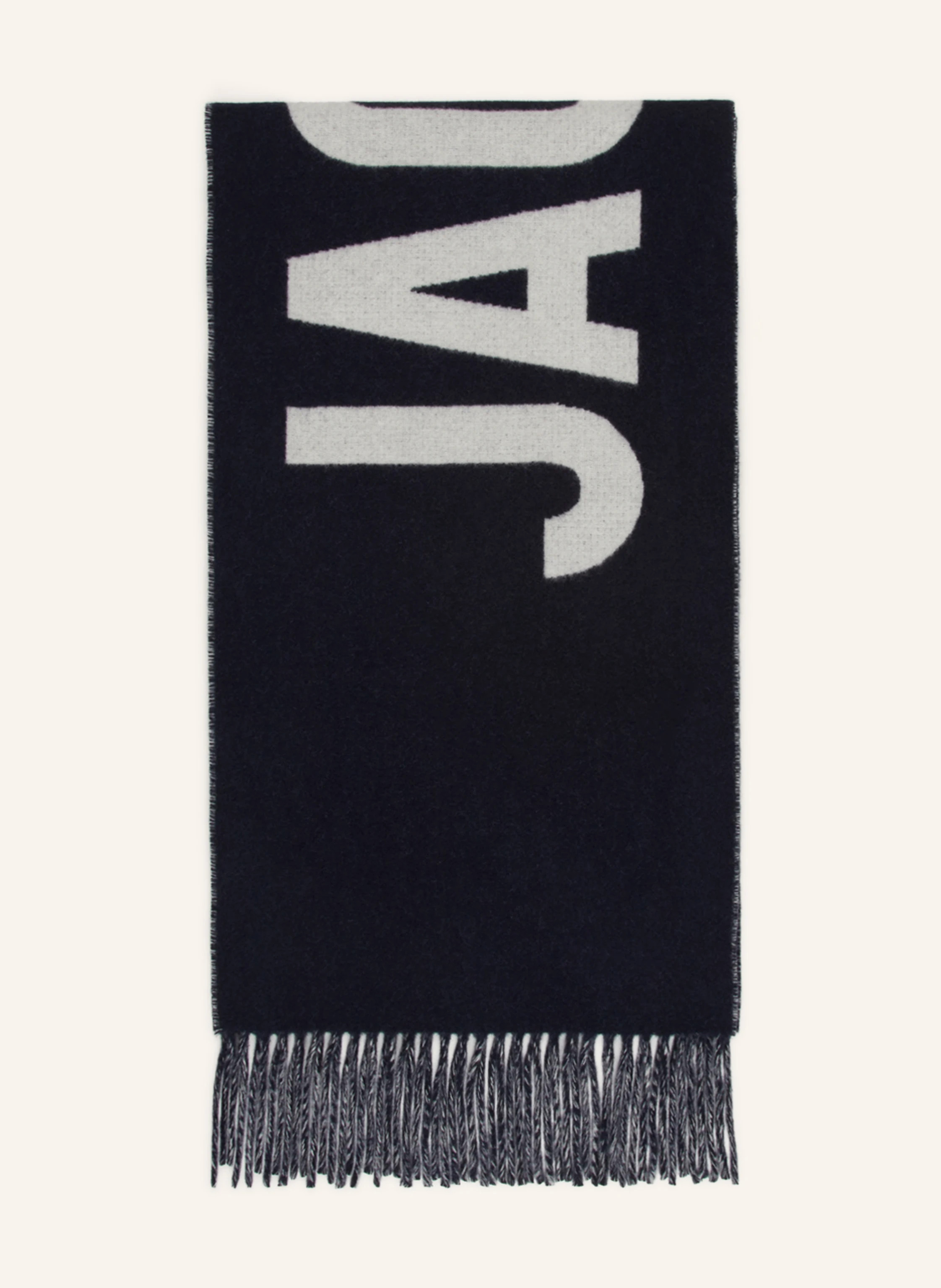 JACQUEMUS Schal in dunkelbraun / hellgrau | Breuninger (DACH)