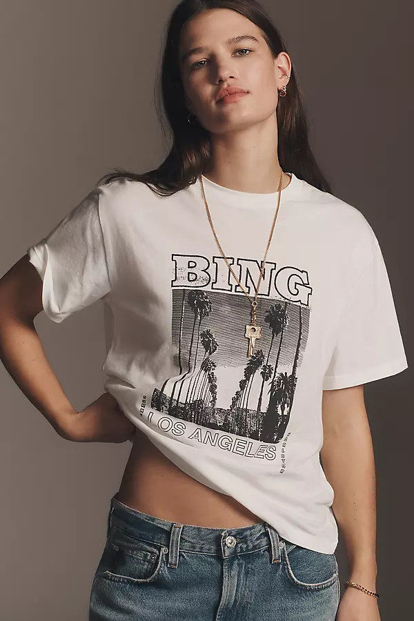 Louis Bing Tour Graphic Tee | Anthropologie (US)