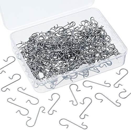 Tatuo Xmas Ornament Hooks Metal Wire Hooks Ornament Hangers with Storage Box for Christmas Tree D... | Amazon (US)