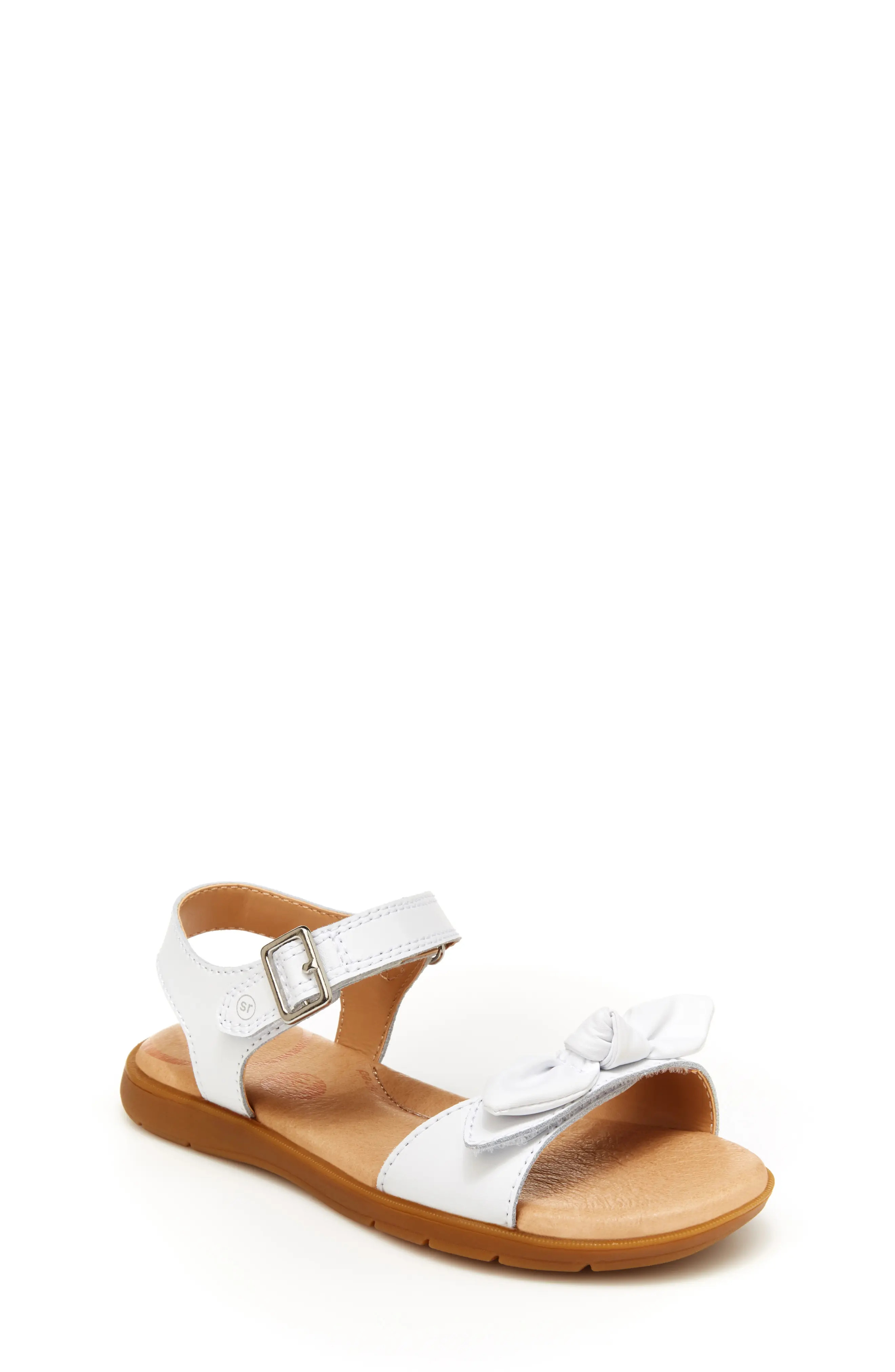 Stride Rite Kids' Whitney Leopard Print Leather Sandal (Toddler) (Women) | Nordstrom | Nordstrom