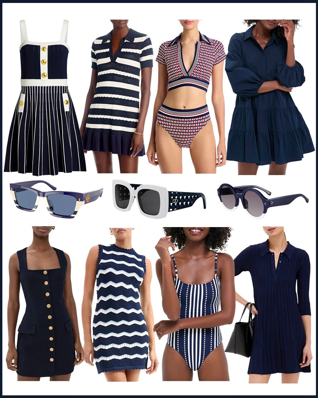 Classics 💙 New fav finds I’m eyeing and buying!

#navy #vacationstyle #vacationoutfit #minidress #swimsuit #bathingsuit #resort #sunnies #knitdress

#LTKStyleTip #LTKSwim #LTKSeasonal