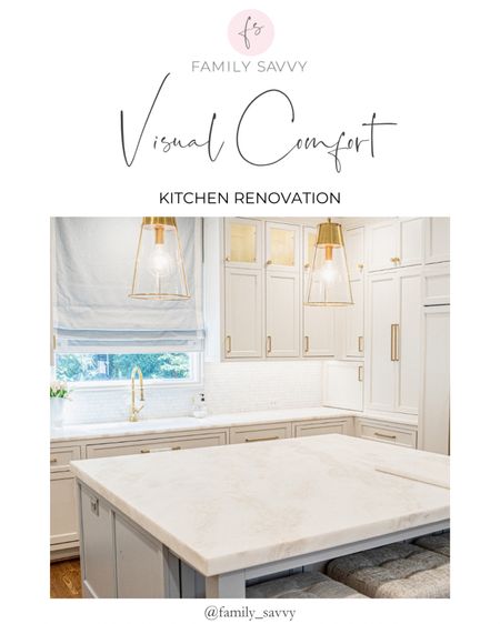 Thrilled to share my stunning kitchen transformation! 

Visual Comfort has the best pieces to elevate any space ✨

#LTKStyleTip #LTKOver40 #LTKHome