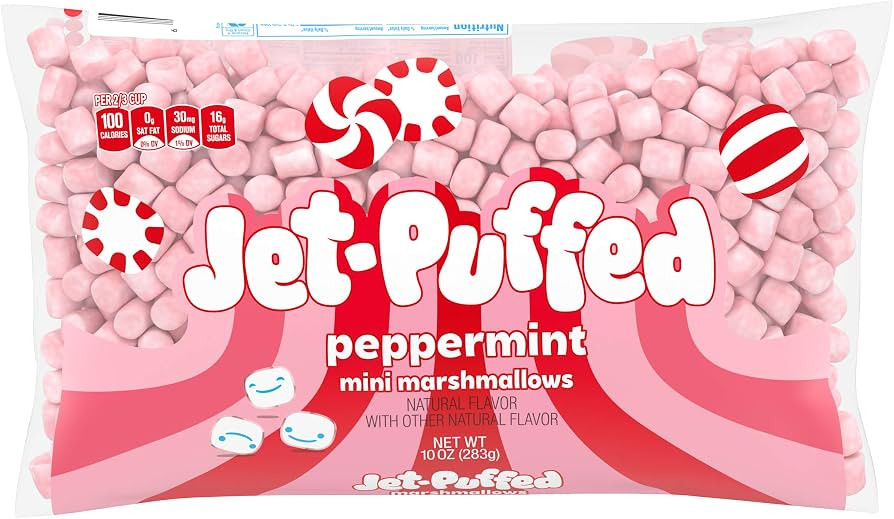 Jet-Puffed Peppermint Mini Marshmallows, 10 oz Bag | Amazon (US)