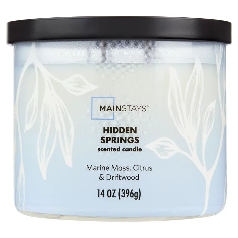 Mainstays 3-Wick Ombre Wrap Hidden Springs Candle, 14-Ounce | Walmart (US)
