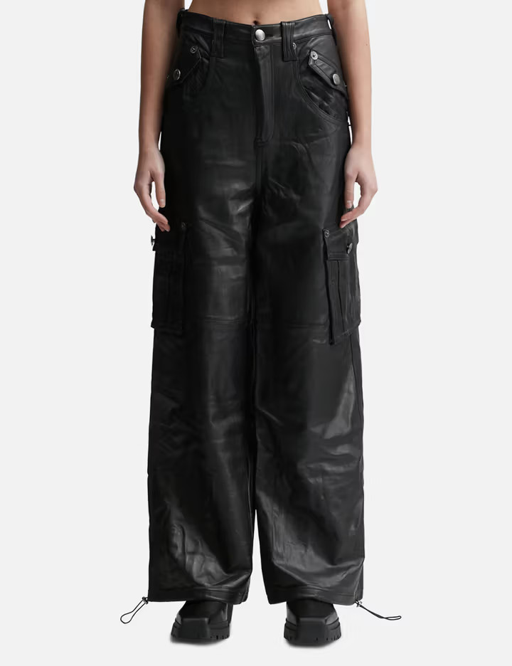 LEATHER CARGO PANTS | Hypebeast