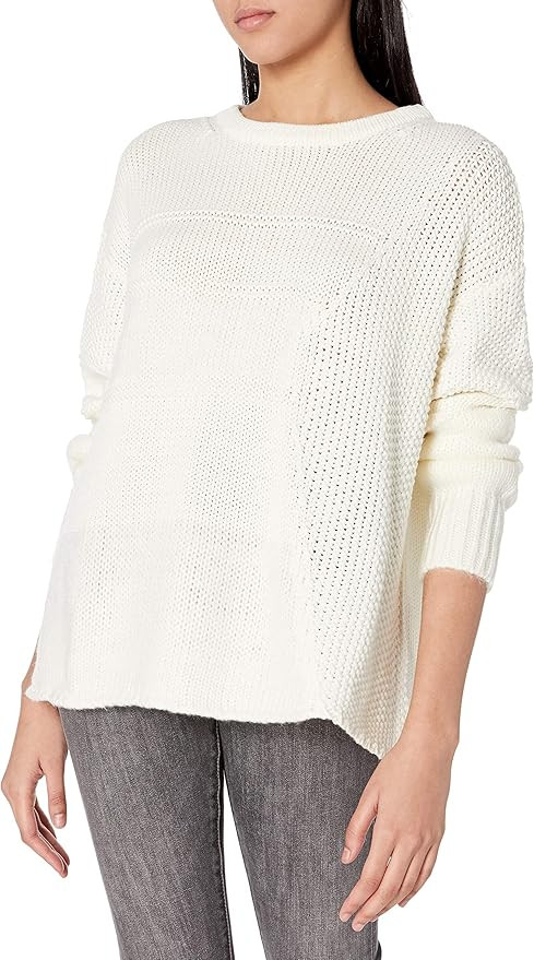 Cable Stitch Women's Mixed Stitch Long-Sleeve Sweater | Amazon (US)