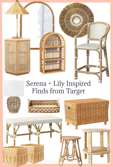 Target home finds. Serena + Lily inspired finds from Target.  Follow @sarahjoyblog for more Target finds!! 

#targethome #dupe

#LTKunder50 #LTKhome #LTKsalealert