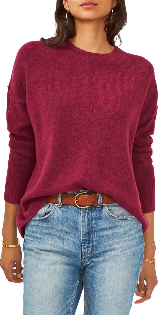 Exposed Seam Crewneck Sweater | Nordstrom