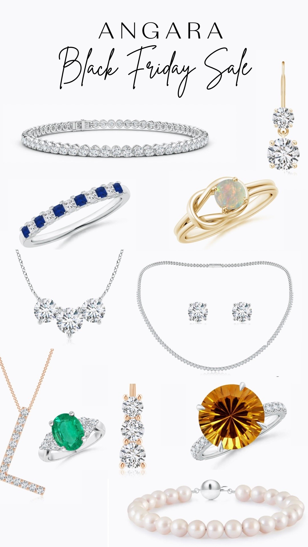 Angara Black Friday sale lab grown tennis necklace tennis bracelet diamond studs. Use code lauren12 for 12% off! 

#LTKHoliday #LTKGiftGuide #LTKCyberWeek