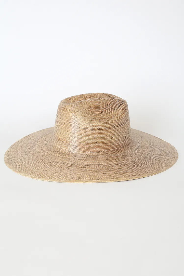 Palma Natural Wide-Brim Fedora Hat | Lulus (US)