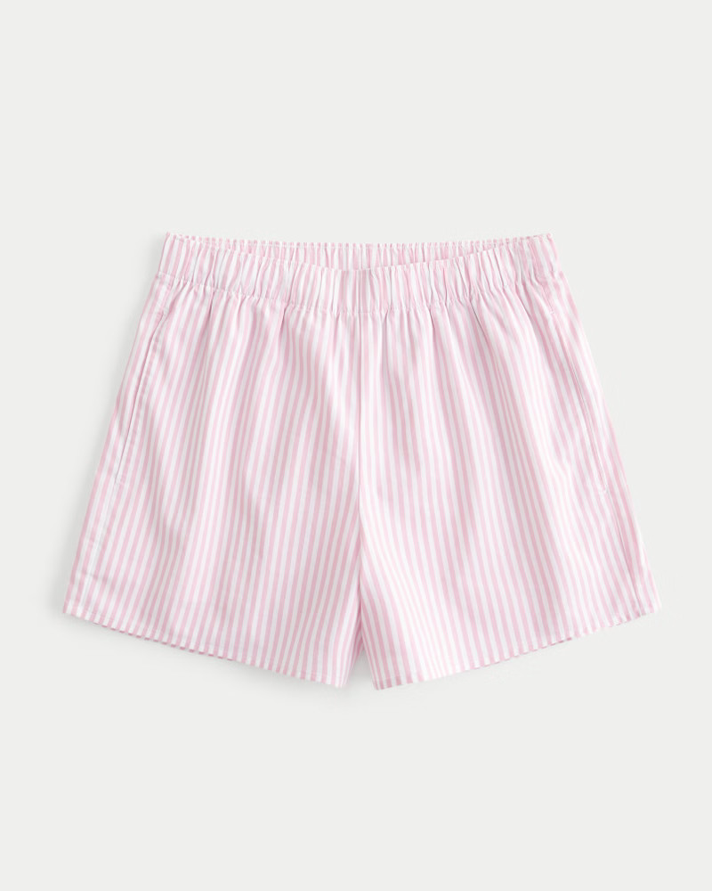 Women's Poplin Boxer Shorts | Women's Bottoms | HollisterCo.com | Hollister (US)