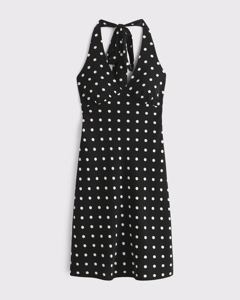 Women's Halter Slip Midi Dress | Women's New Arrivals | Abercrombie.com | Abercrombie & Fitch (US)