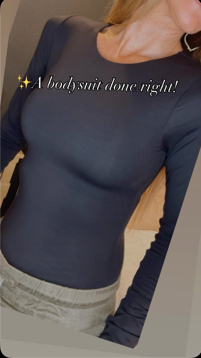 ✨The perfect staple bodysuit. Great for layering. Seamless bra also linked. I am size small in bodysuit 🫶🏼@amazonfindsandfashion 

#LTKootd #LTKSaleAlert #LTKOver40