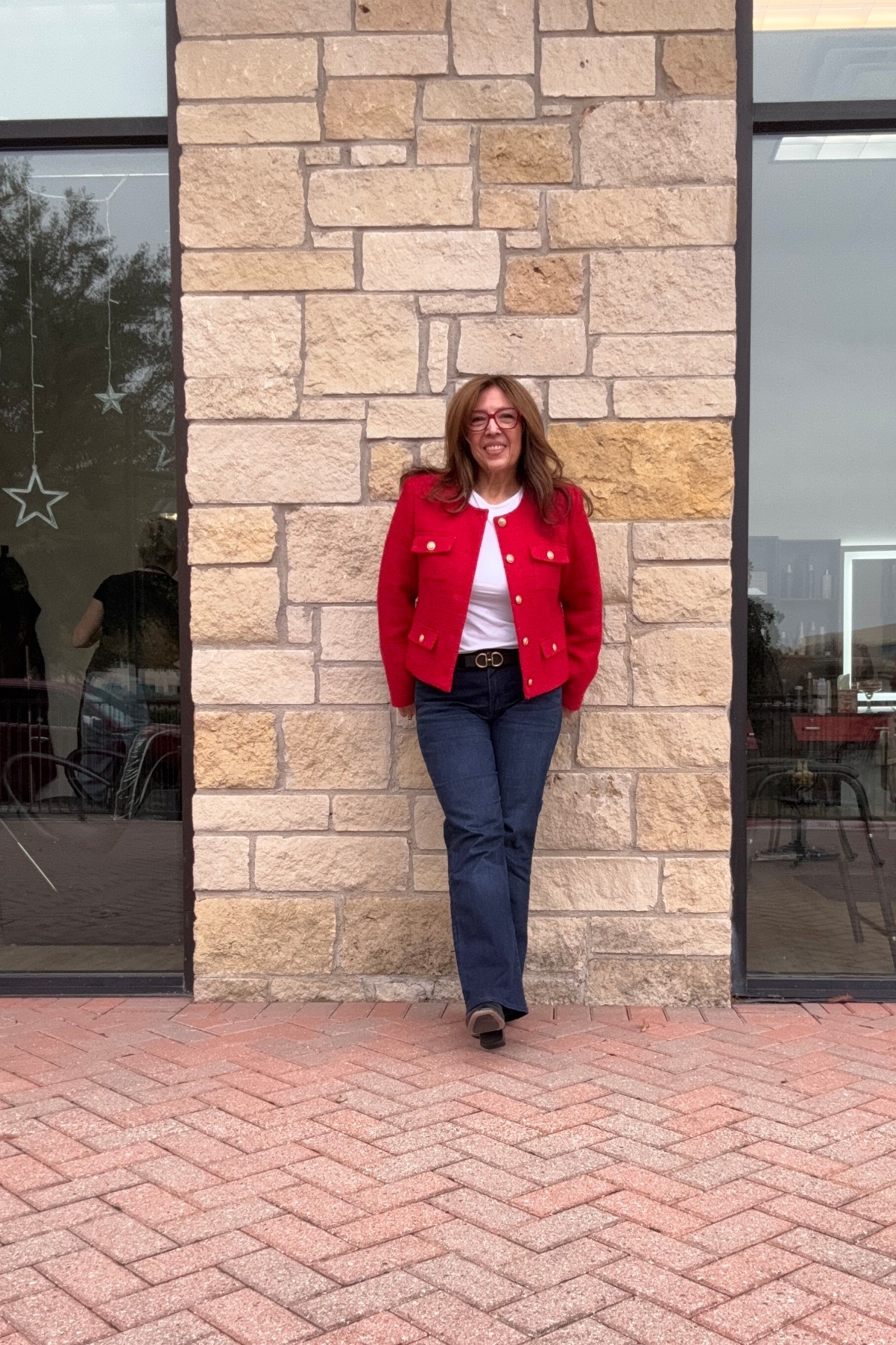 This outfit carried me through my day. Work, errands, a holiday party, dinner with my hubby, and a second holiday party. 
Shopped my closet. 
I am a wardrobe stylist, mom of two boys (really men), a wife, and post menopausal woman in business who is 14/16 on the bottom, a L on top and I am 5’4”. 
I have been every thing from a size 10-18+


#LTKHoliday #LTKgrwm #LTKootd