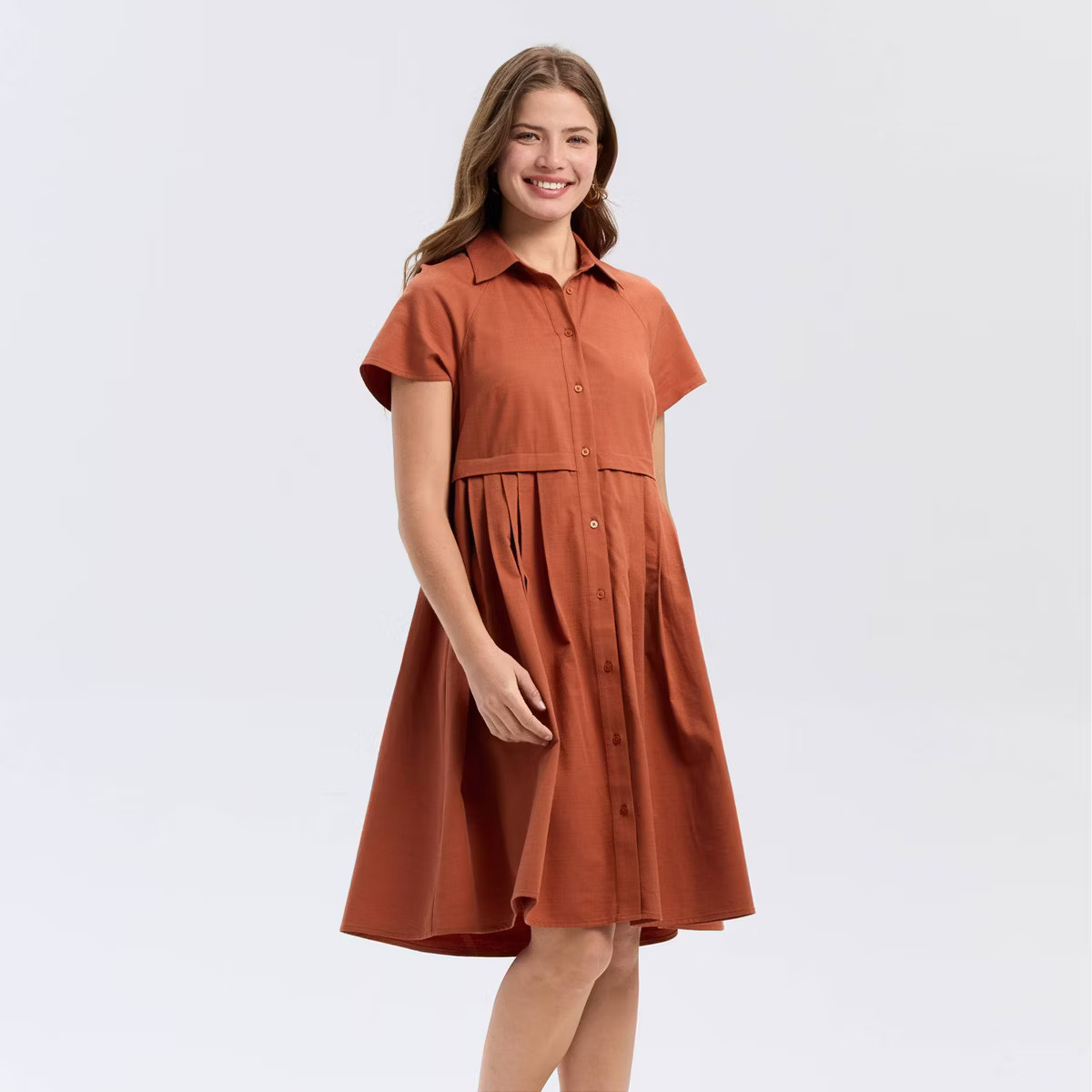 Women's Short Sleeve Button-Down Mini Shirtdress - Universal Thread™ | Target