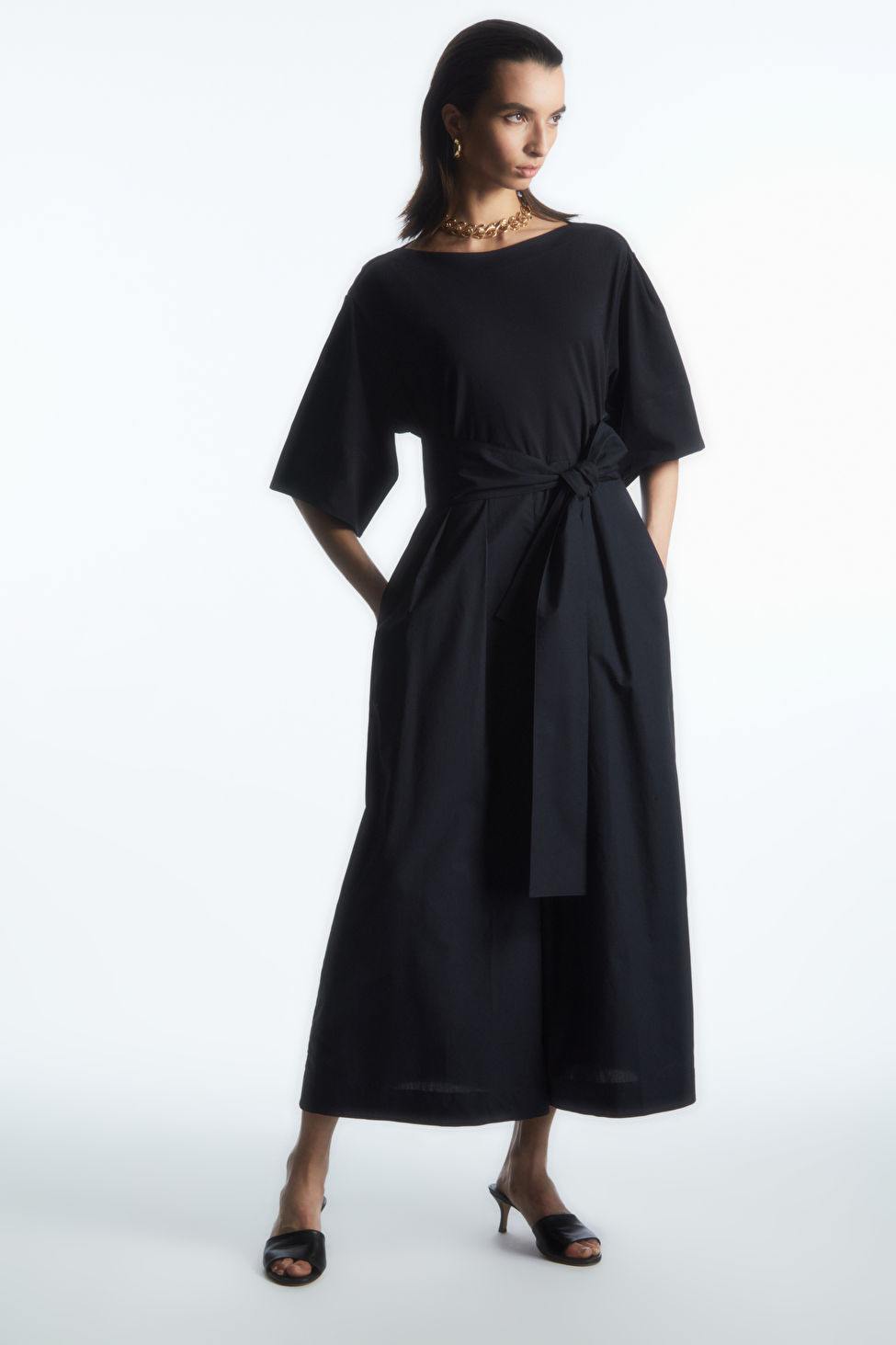 BELTED WIDE-LEG JUMPSUIT | COS UK