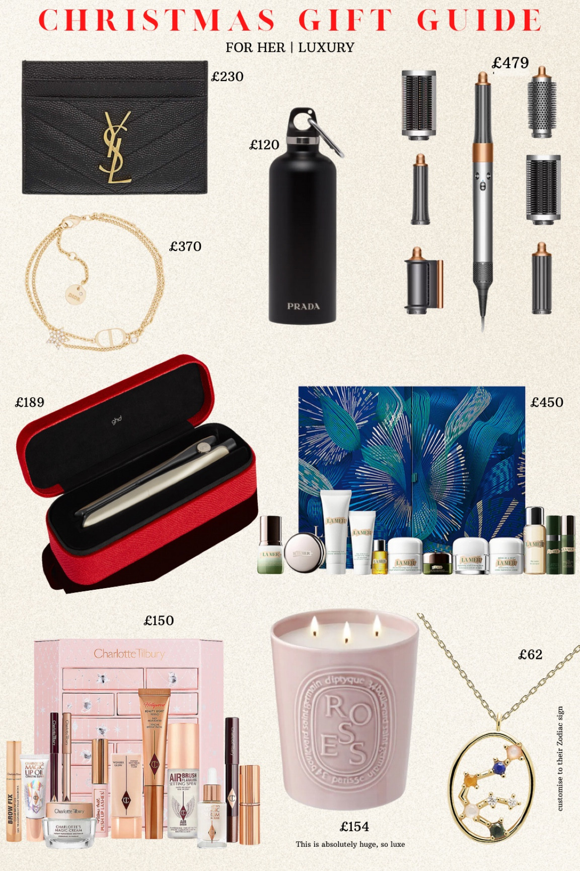 Gorgeous holiday Christmas gift guide for that luxury loving lady in your life!

#LTKHoliday #LTKeurope #LTKSeasonal