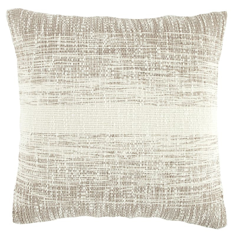 Milos Brown Throw Pillow, 18" | At Home