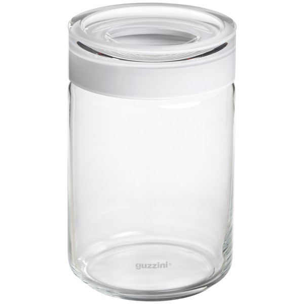 Guzzini Blanca Glass Canisters | The Container Store