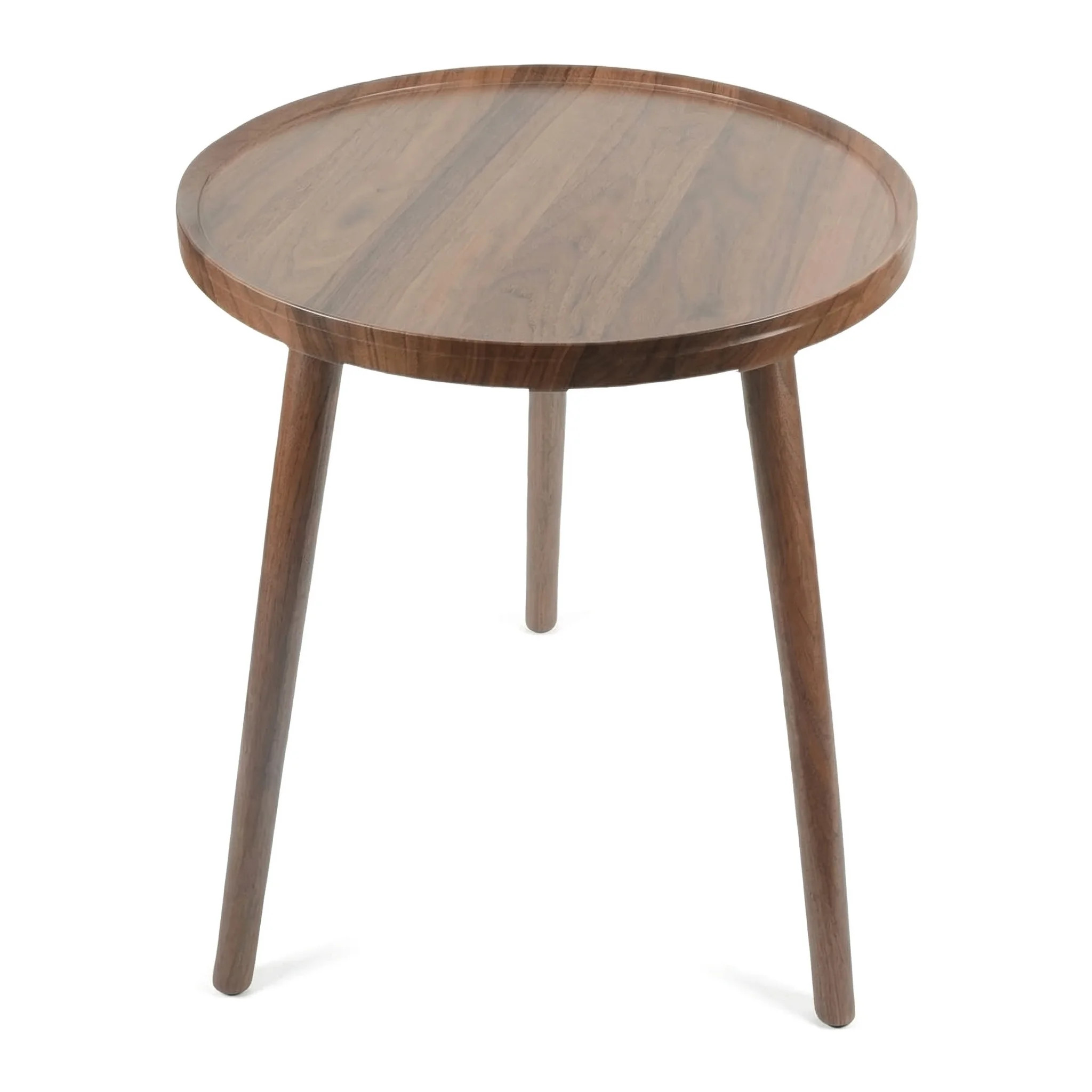 TEAFIRST End Table, Round Wooden Small Farmhouse Side Table for Bedroom, Living Room 16"x16"x19" | Walmart (US)
