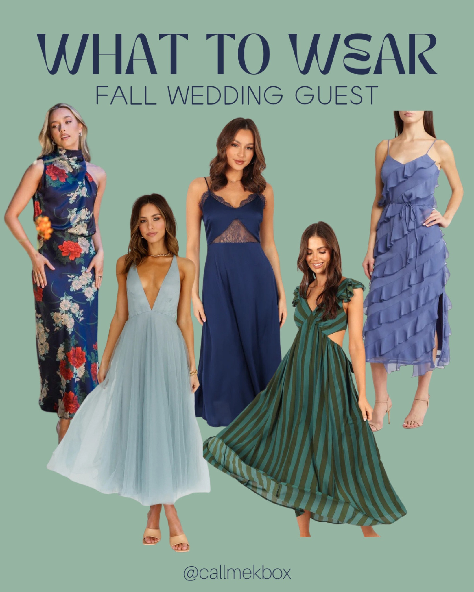 Fall 2023 Wedding Guest Dresses! All of these are under $90! Anyone else have several weddings in August, September, October and November?? I can’t wait to celebrate my friends, and finding an outfit is extra fun 💙Here are my blue, navy, green, periwinkle, powder blue, picks for fall weddings! 
•

Fall wedding guest dresses, autumn wedding attire, wedding fashion, fall fashion, wedding guest outfit ideas, dresses for weddings, wedding guest dresses, formal dresses, cocktail dresses, evening gowns, seasonal fashion, autumnal colors, dress trends, fashion inspiration, wedding style, outfit suggestions, wedding guest attire, stylish dresses, fall vibes, wedding season, dressing for weddings, fall color palette, wedding fashion tips, dressing up for weddings, chic outfits, fall-themed dresses, elegant ensembles, seasonal trends

#LTKwedding #LTKFind #LTKunder100