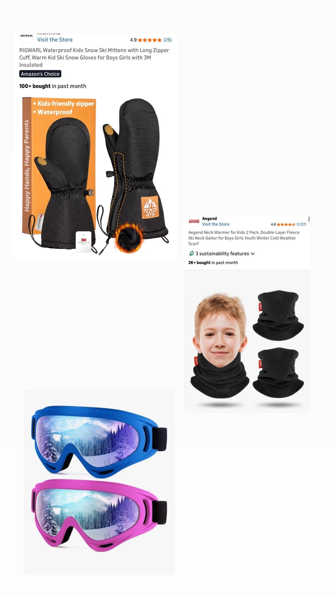 Kids snow gear 

#LTKHoliday