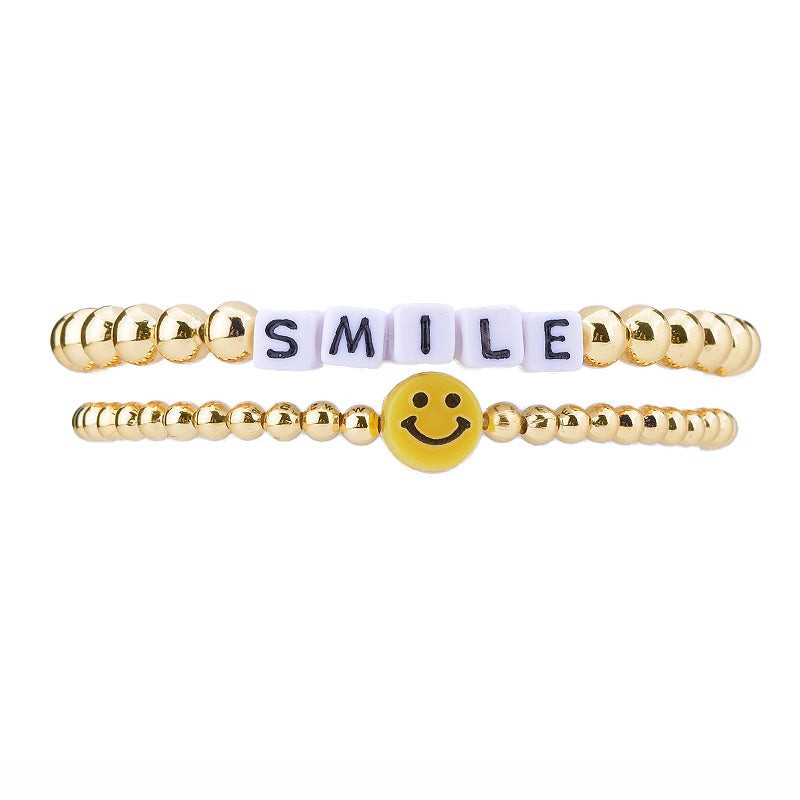 Smile Stacking Bracelet Set | Victoria Emerson