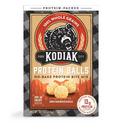 Kodiak Cakes Protein-Packed Snickerdoodle No-Bake Protein Balls Mix - 12.7oz | Target