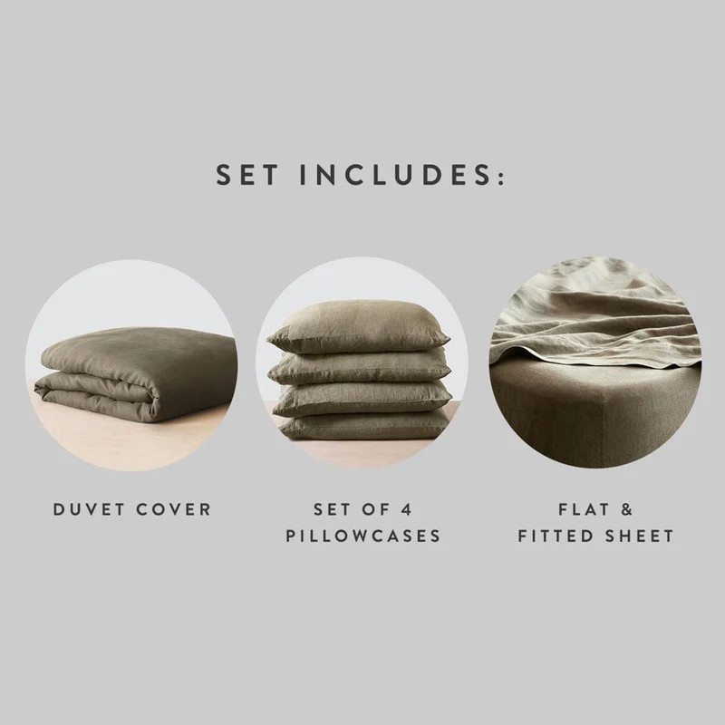 Stonewashed Linen Bed Bundle | The Citizenry