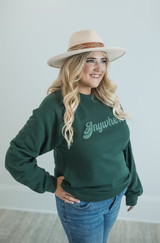 MW Anywhere Sweatshirt in Forest Green | Merrick White