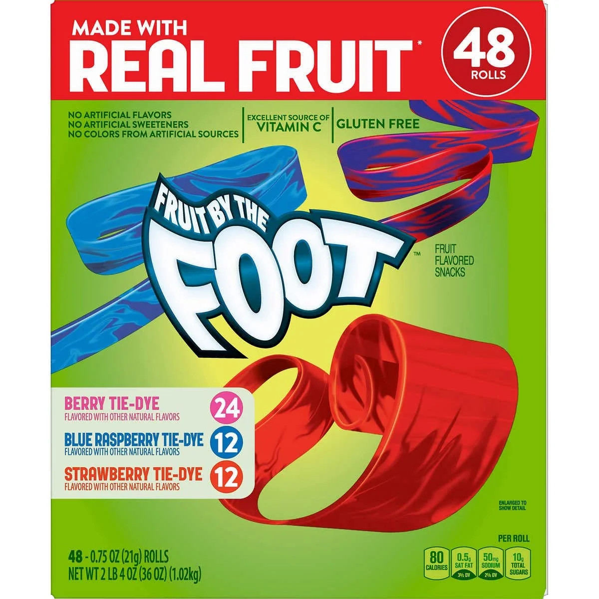 Fruit By The Foot, SBF3&nbsp;Variety Pack, 0.75 Ounce (48 Count) | Walmart (US)