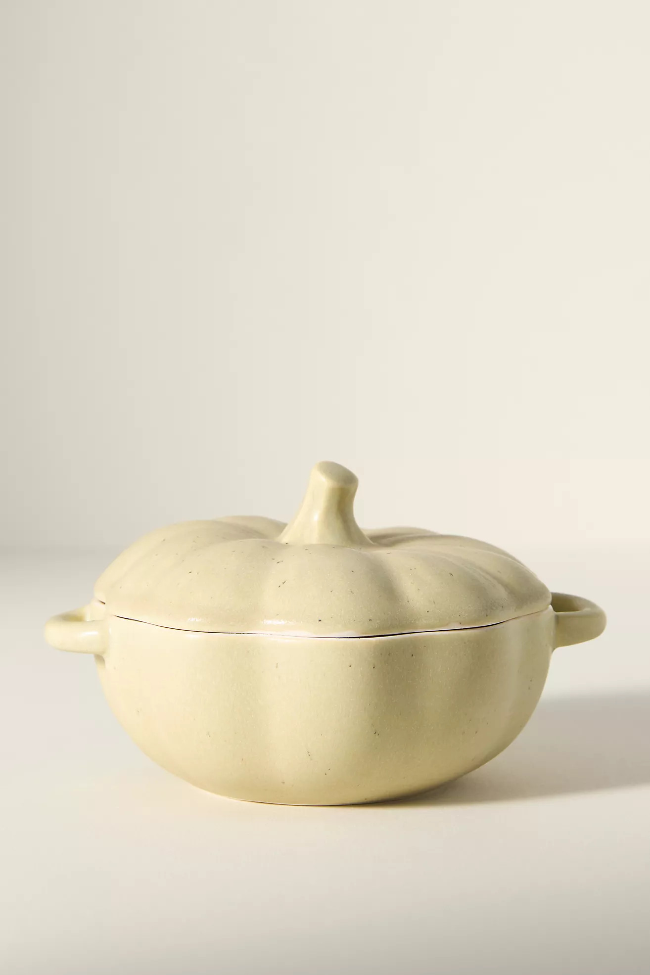 Speckled Stoneware Pumpkin Cocotte | Anthropologie (US)