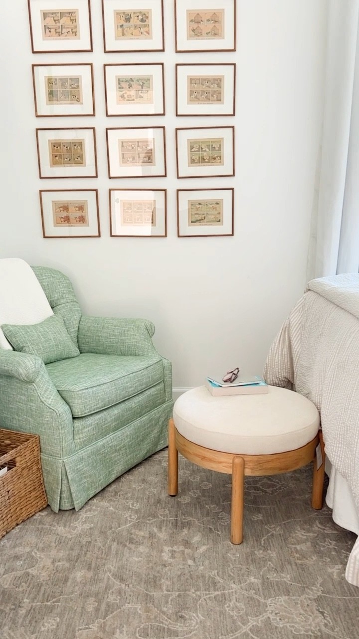 Cream colored fabric ottoman with wood legs. Perfect as a side table, foot rest or for your dogs to jump up on the bed 


#LTKstyletip #LTKhome #LTKunder100