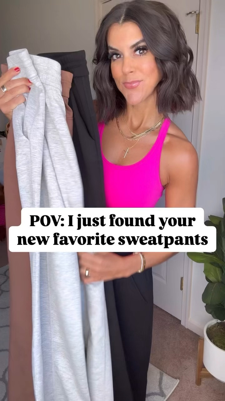 Love these sweatpants! Wearing size small in sweatpants and shirt. Shoes all fit true to size. I’m 5’5 for reference.

If something is sold out in a certain color,  Amazon has selected a “similar pick” it says. If you click below that picture it says “view original”, and then click “view details”. That will take you to the actual item in the reel. If you don’t see “similar pick”, then it’s the actual item I am wearing. 

#LTKSaleAlert #LTKSeasonal #LTKFindsUnder100