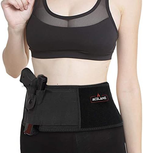 Acelane Belly Band Holster for Concealed Carry Abdominal Band Gun Holster Tactical Elastic Waist ... | Amazon (US)