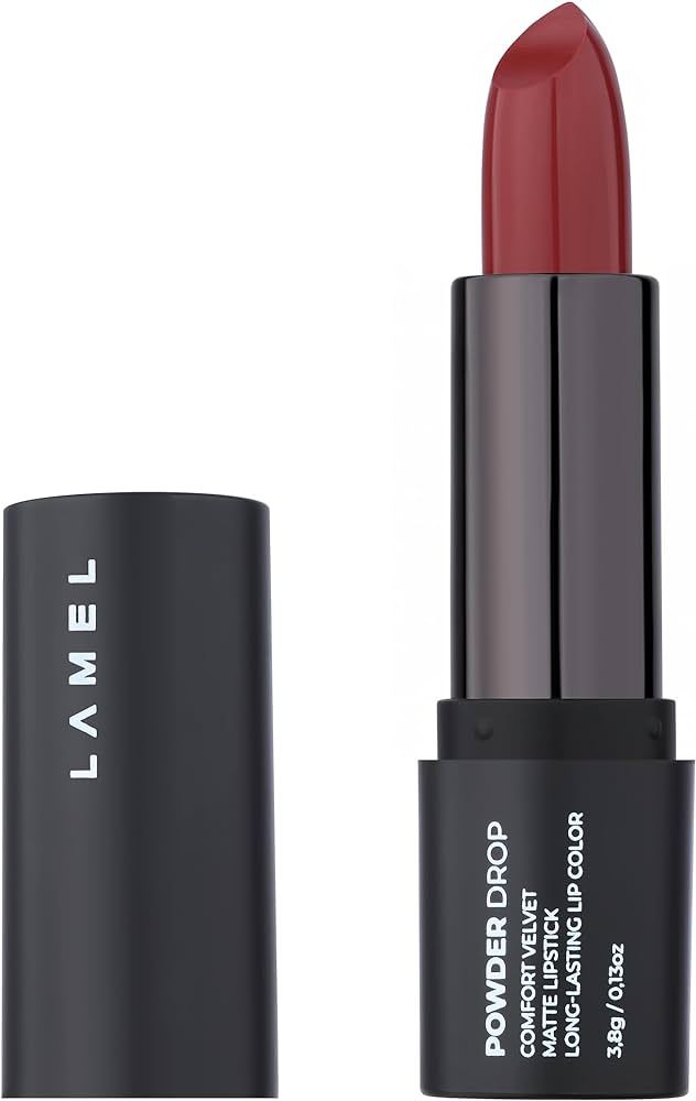 Powder Drop Lipstick – Long Lasting Matte Lipstick With Creamy & Hydrating Formula, Buildable F... | Amazon (US)